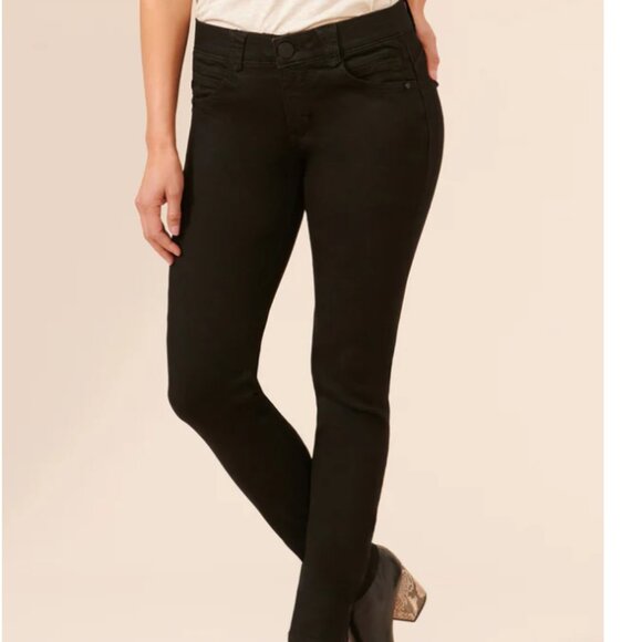 Democracy Stretch Black Denim "Ab"solution® Booty Lift Jegging Size 8P - Picture 1 of 9